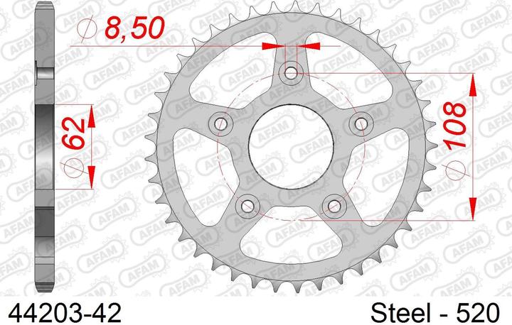 Produktbild Afam 520 42 dents (42)