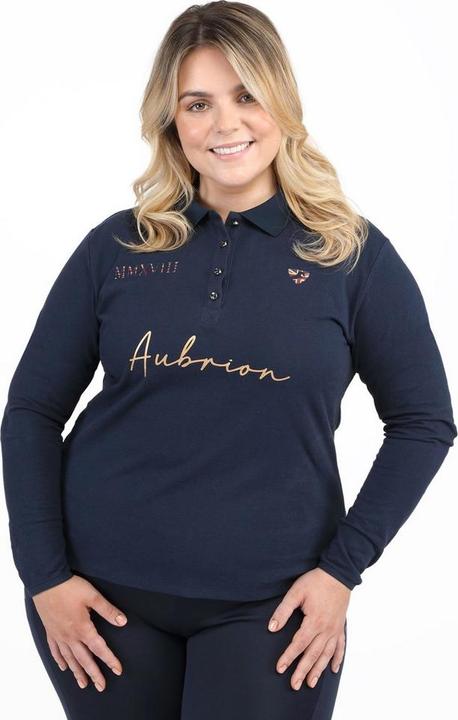 Immagine prodotto Aubrion Team Maglietta Polo Manica Lunga Donna (XXL)