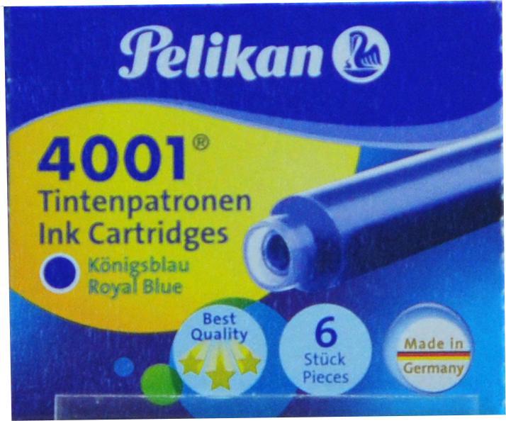 Actual product image Pelikan 4001 Tp/6 (Blue, 6 pcs.)