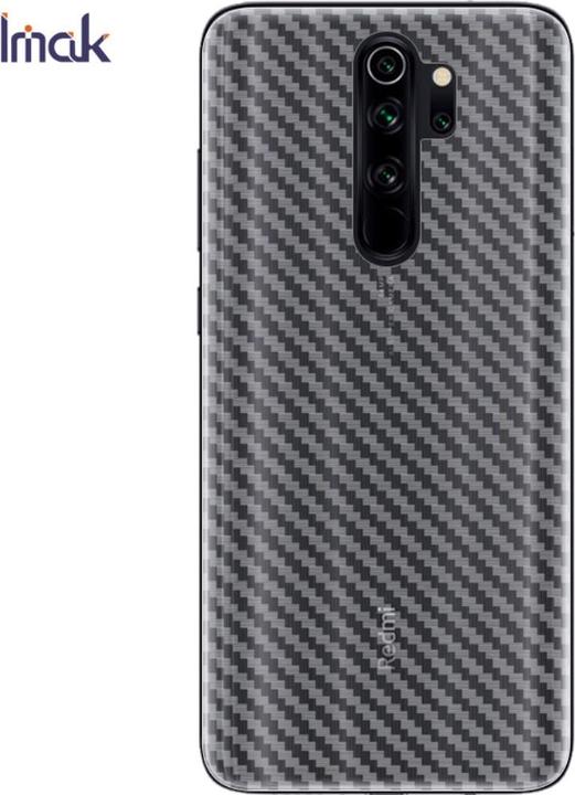 Actual product image Imak Xiaomi Redmi Note 8 Pro - PVC Back Protective Film Carbon Look (1 Piece, Xiaomi Redmi Note 8 Pro)