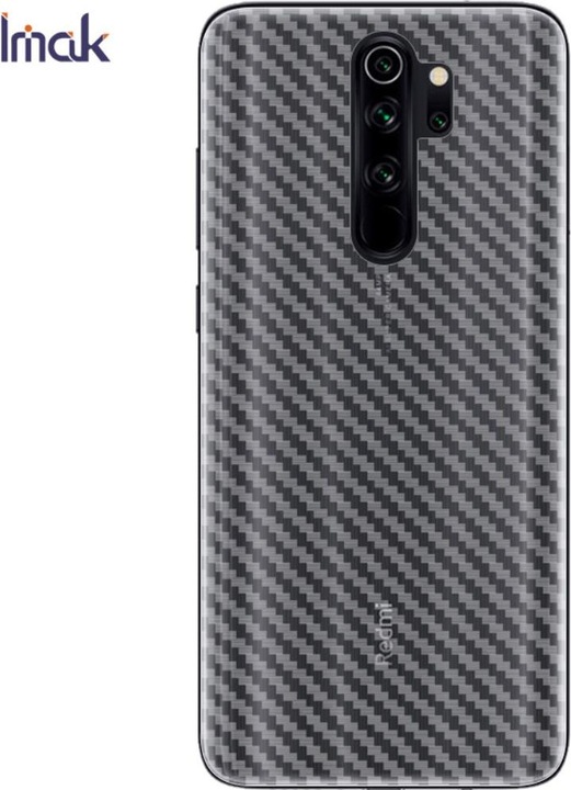 Actual product image Imak Xiaomi Redmi Note 8 Pro - PVC Back Protective Film Carbon Look (1 Piece, Xiaomi Redmi Note 8 Pro)