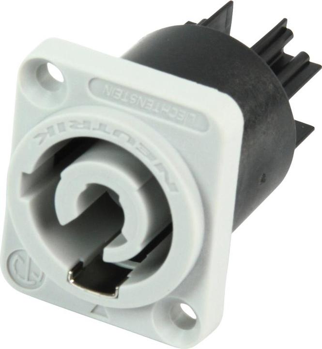 Actual product image Neutrik - Powercon, 3-Pin Mounting, Grey, Energized / Power Output