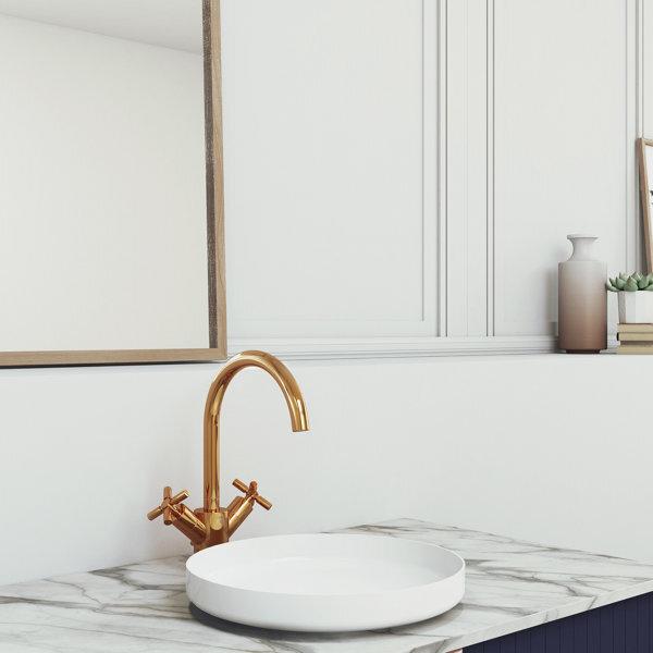 Actual product image Steinberg 250 series basin mixer, swivel, two-handle, with drain set, projection 155mm, 2501500