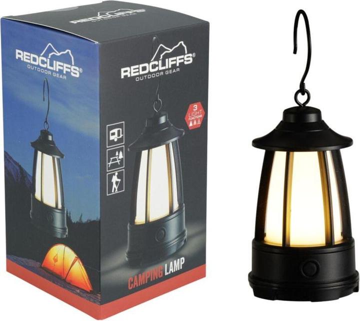 Redcliffs Latarka Lampa Camping Baterie 15x8x8cm