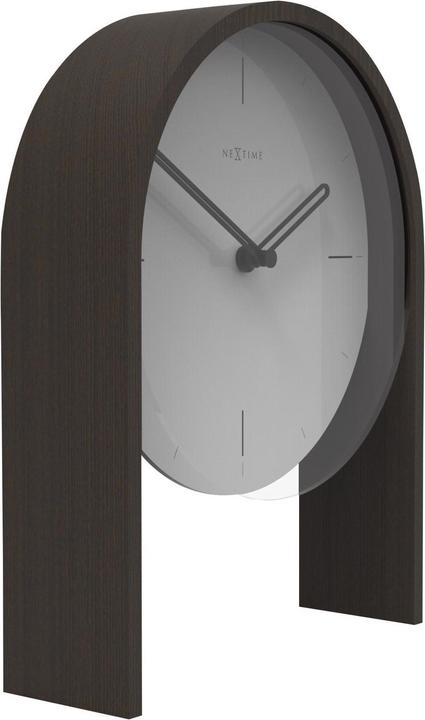 Actual product image Nextime Table clock Noa Black / White
