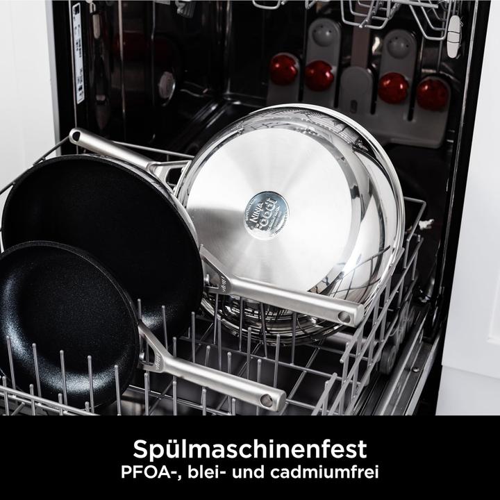 Produktbild Ninja NIA Topf-u.Pfannenset 5t.Z.ES (14 cm, Bratpfanne, Stielkasserolle, Edelstahl)