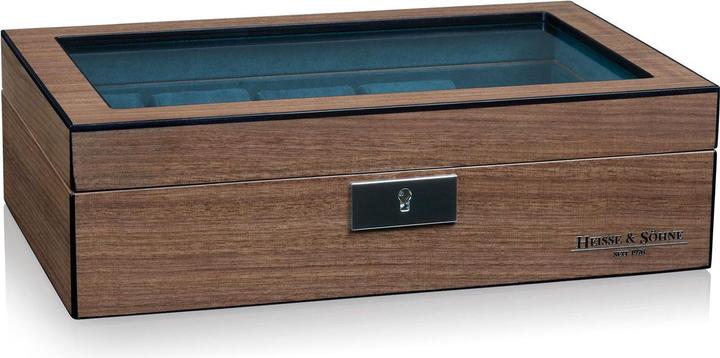 Heisse & Söhne Uhrenbox Borneaux 8+ Wallnuss
