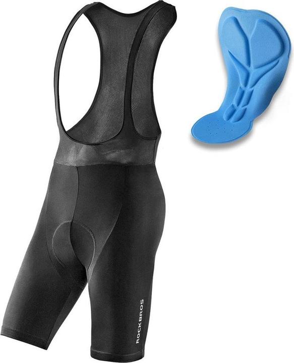 Produktbild Rockbros RK20022XL short bib shorts with XXL insert - black (XXL)