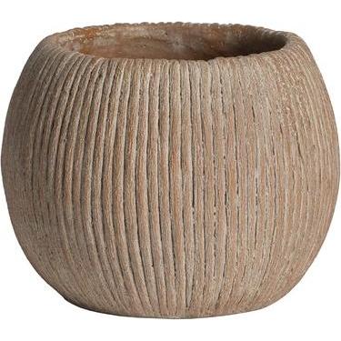 Domoletti, Vaso da fiori, Flower pot BTP05D, cement, brown