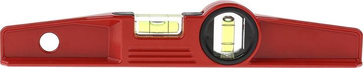 Actual product image RS PRO Spirit level, straight type, 250mm, aluminum frame, 2 bubble/s, ±0.5 mm/m (25 cm)