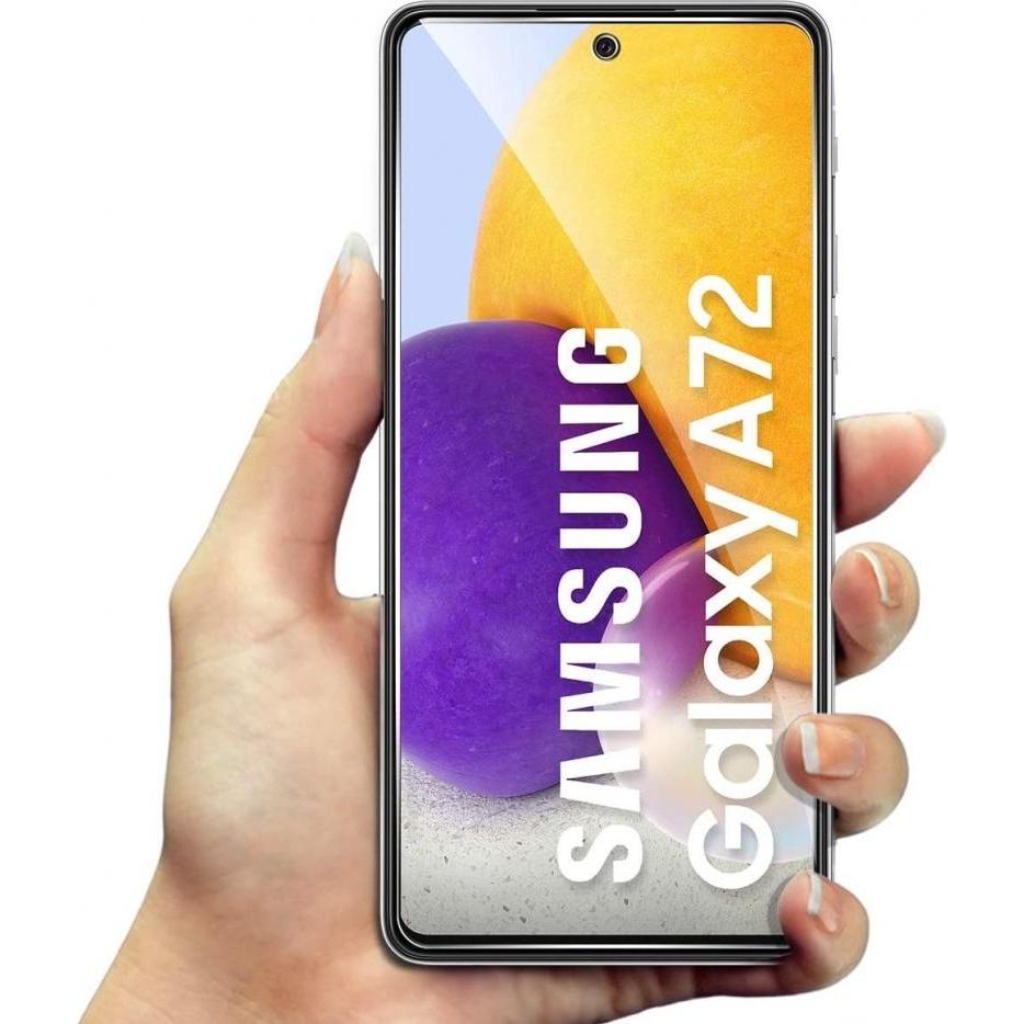 Thumbnail - Screenguard Samsung Galaxy A72 Panzerglas Schutzfolie Case Friendly Design (1 Stück, Samsung Galaxy A72), Smartphone Sch...