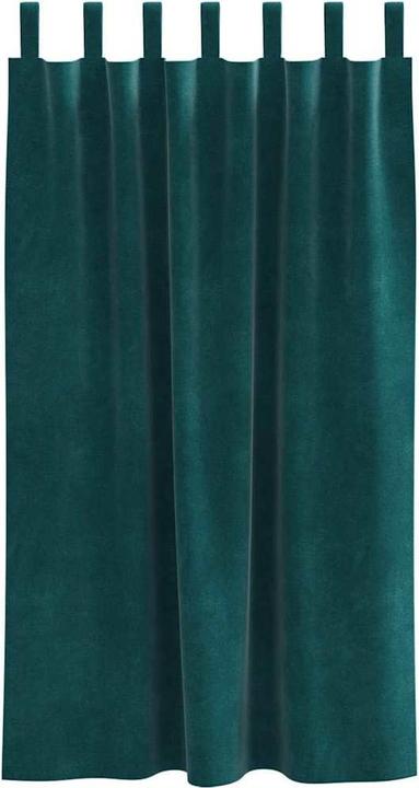Actual product image VidaXL Dark green curtains (140 x 175 cm)