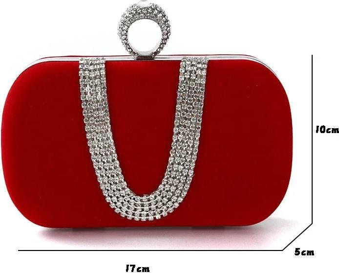 Actual product image Only-Bags.Store Luxus-Abendtaschen Diamant-Luxus-Kupplungstasche Party