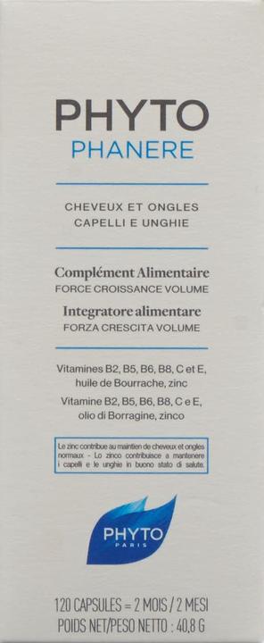 Image du produit Phyto Phanere (120 pièce(s), Capsules, 131 g)