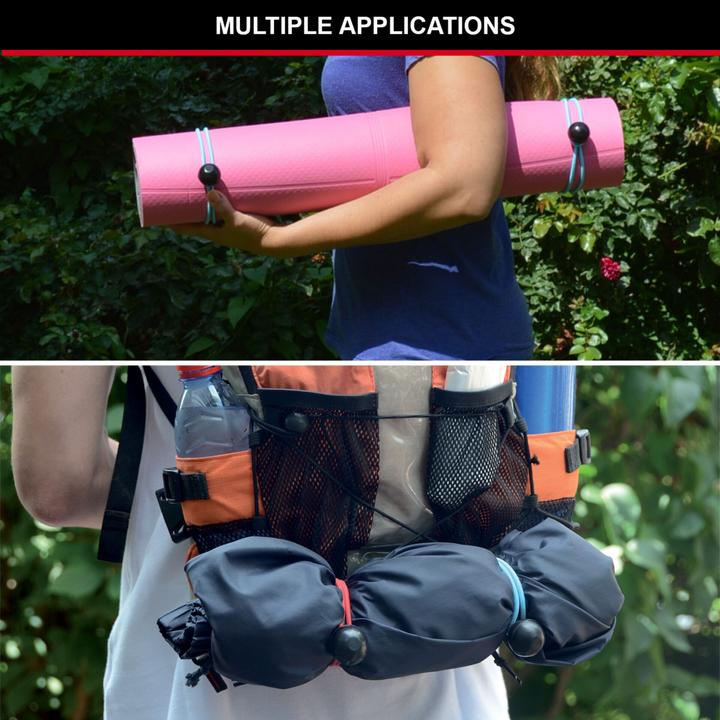 Produktbild Master Lock Minispanner 10er Set Mit Kugelkopf Versch.Längen Und Farben