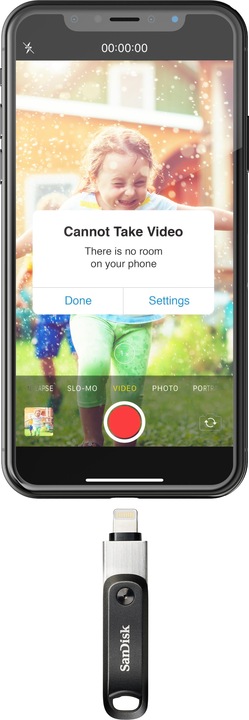 Produktbild SanDisk iXpand Go (256 GB, Lightning, USB-A)