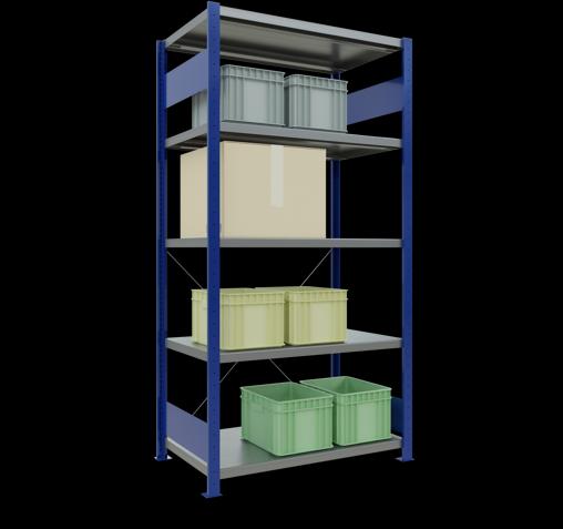 Actual product image Schulte Lagertechnik MULTIplus330 basic racking system with cross brace