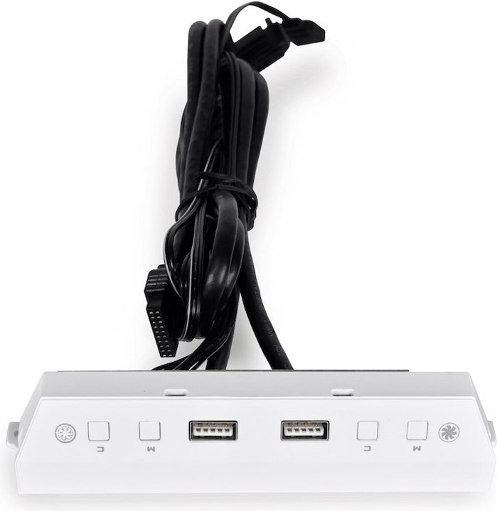 Actual product image Lian-Li LAN216-1W, I/O-Panel mit ARGB Controller für LANCOOL 216