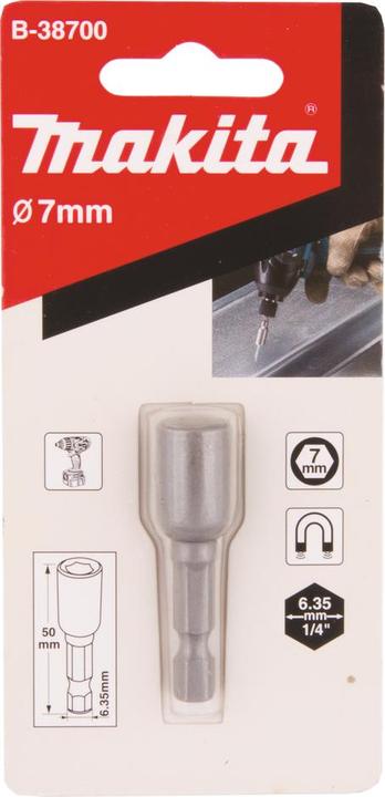 Produktbild Makita MAGNET NUTSETTER 7X50MM 1PC (50 mm)