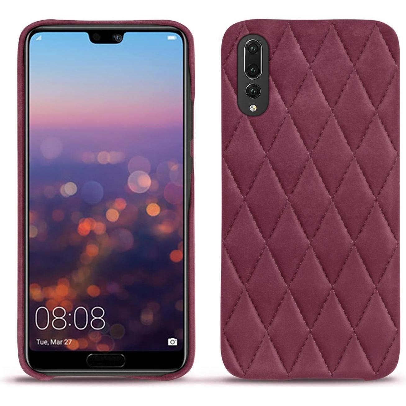Noreve Lederschutzhülle (Huawei P20 Pro), Smartphone Hülle, Violett