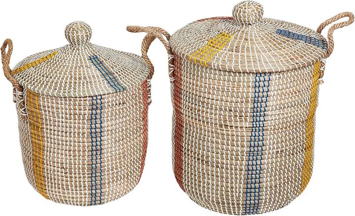 Produktbild Set 2 Mand C/Tapa Fasern Nat. (12 cm)