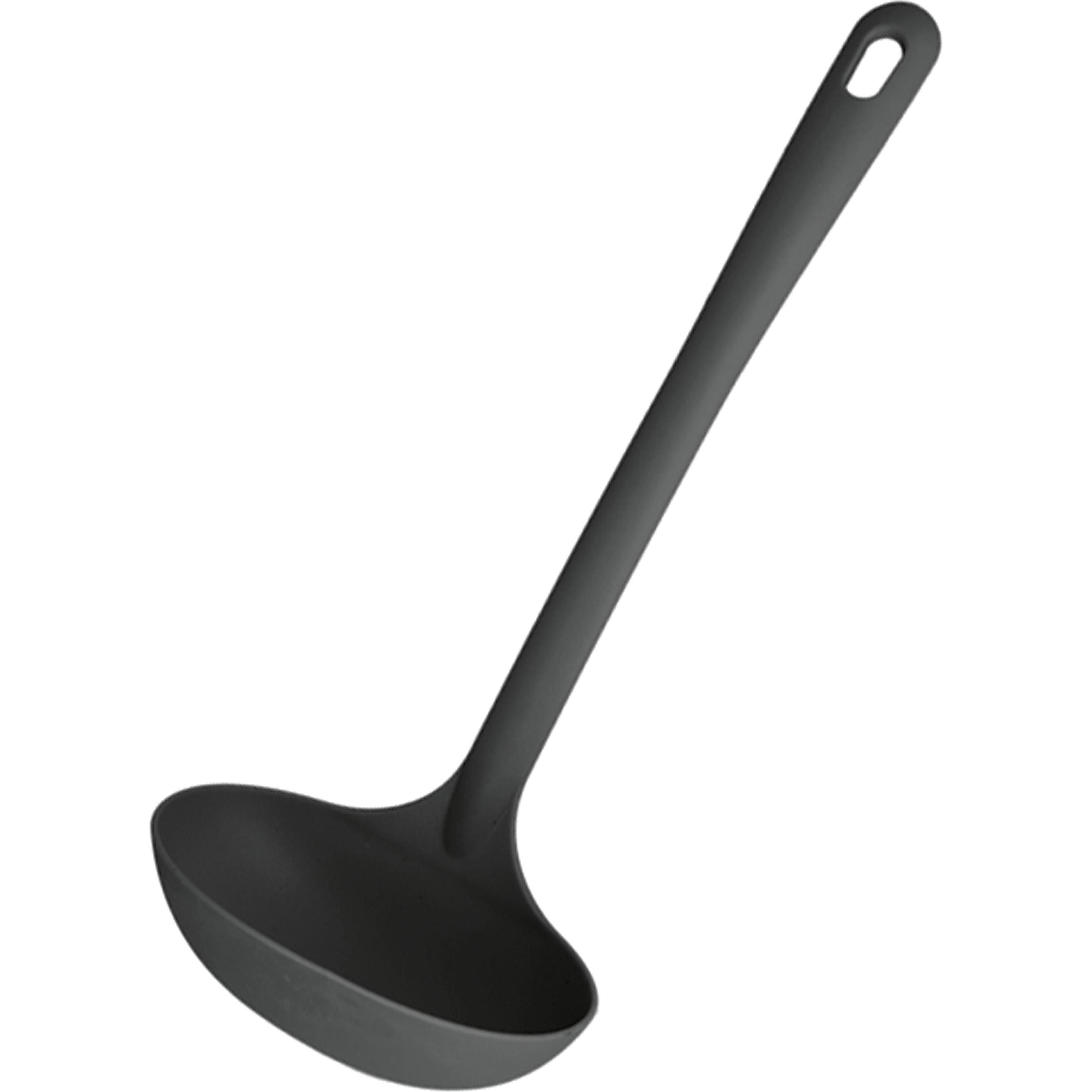 6x Metaltex Tecna Schöpflöffel, Kochbesteck, Schwarz