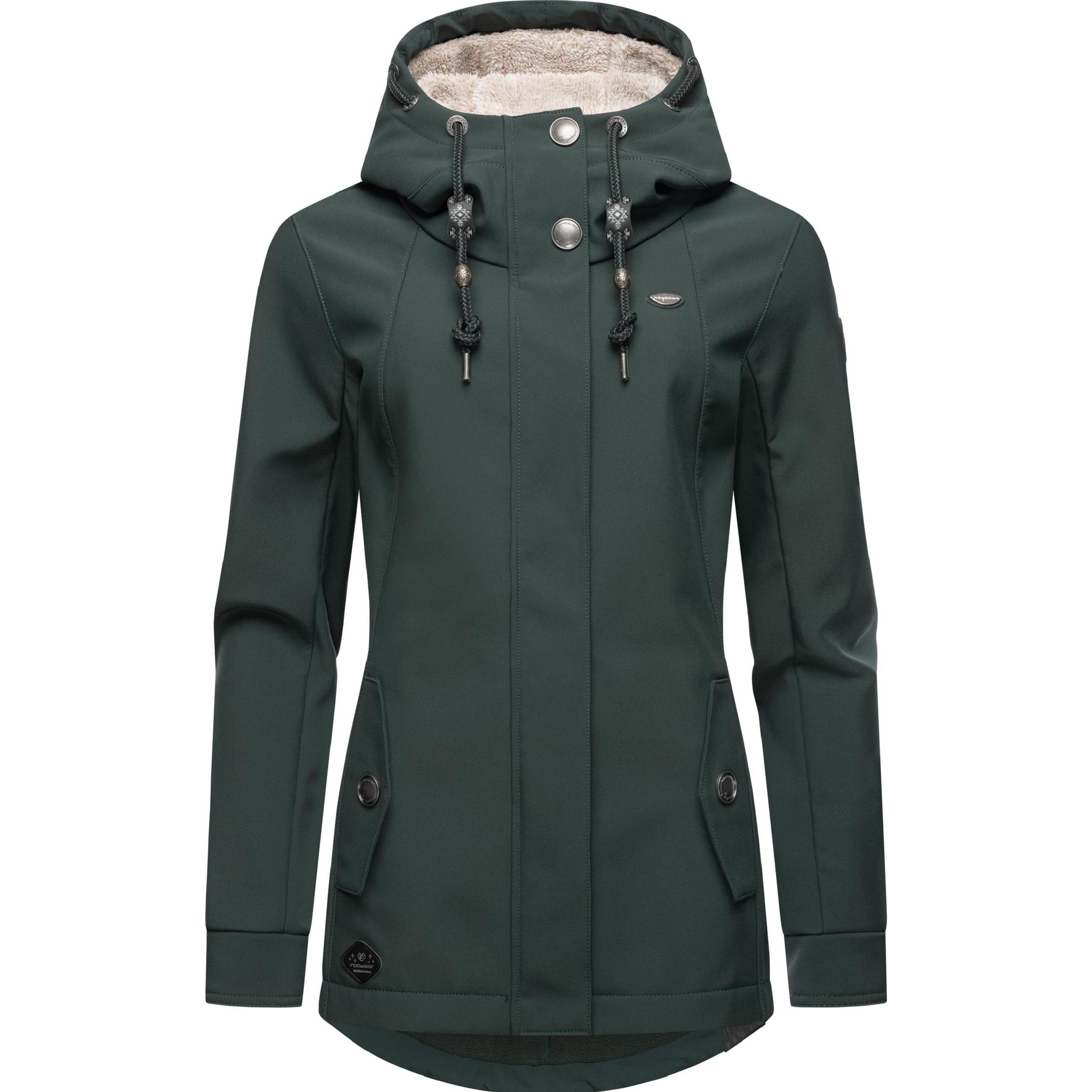 Ragwear, Damen, Jacke, Monadde Softshell (S), Grün, S