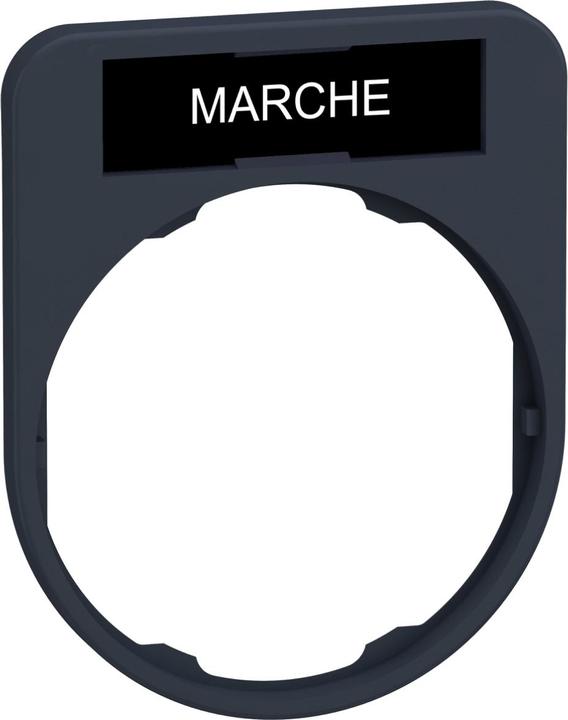 Produktbild Schneider Electric Schildträger 40x50mm, mit Schild MARCHE, ZBYF2103