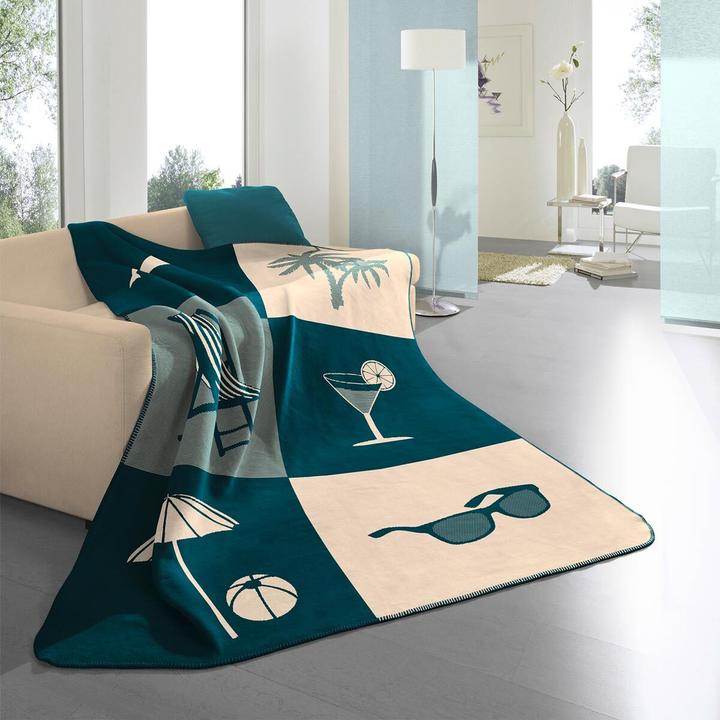 Actual product image Biederlack Wohndecke Beach Life (200 x 150 cm)