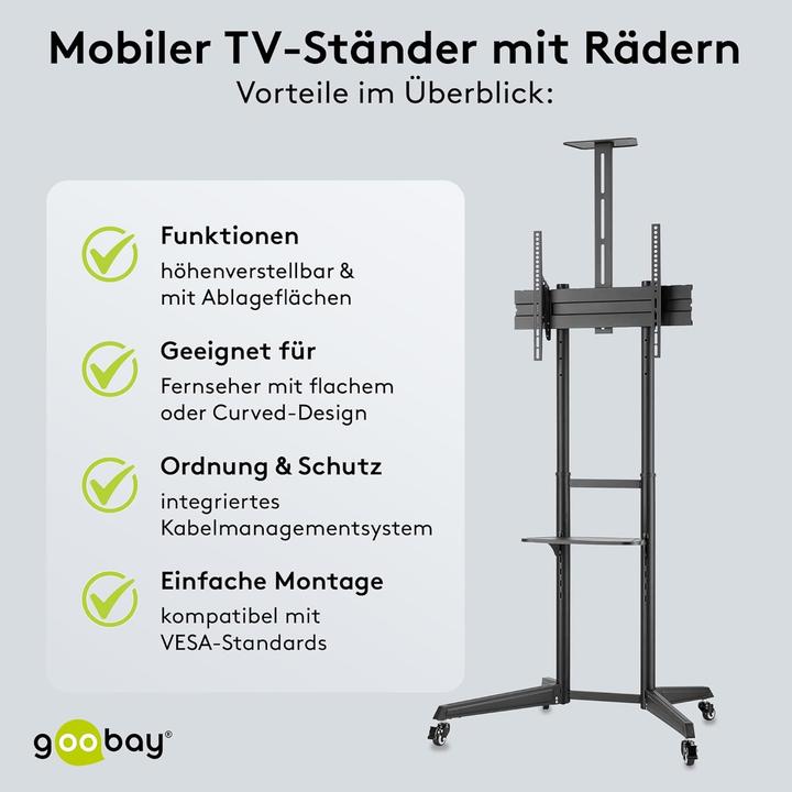 Image du produit Goobay Présentoir TV Pro taille L (70", 50 kg)