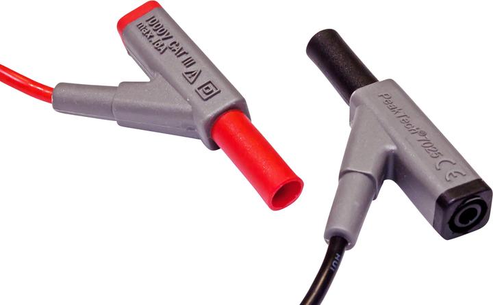 Actual product image Peaktech P 7025 Test leads