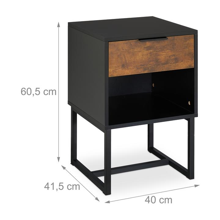 Produktbild Relaxdays Nachttisch