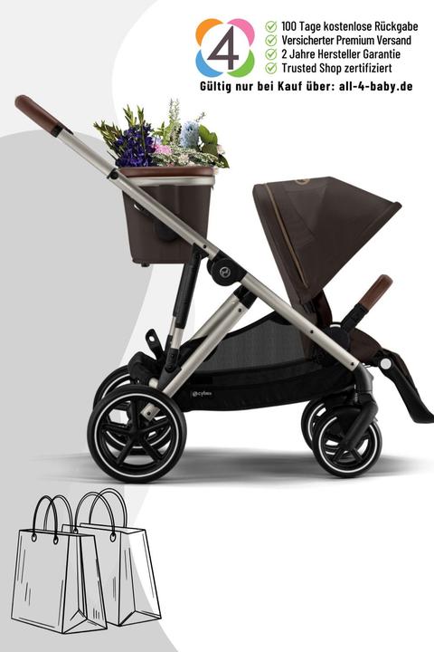Produktbild Cybex Gazelle S Kinderwagen / Geschwisterwagen / Zwillingswagen