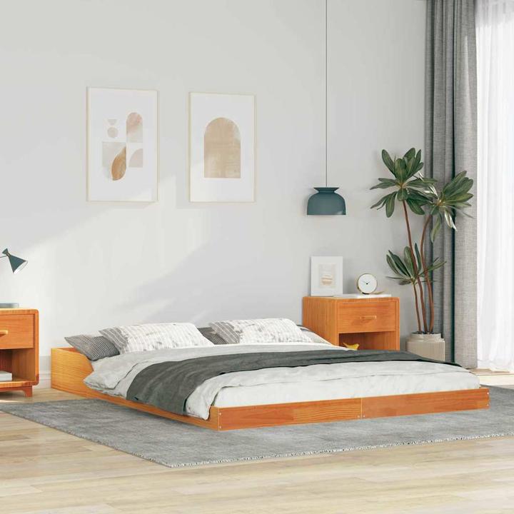 Actual product image vidaXL Plattformbettgestell (150 x 200 cm)