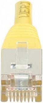 Immagine prodotto Exertis Connect Cavo patch F/UTP, CAT.5e, giallo, 1,0 m Cavo patch con protezione da piegatura particolarmente (F/UTP, CAT5e, 1 m)