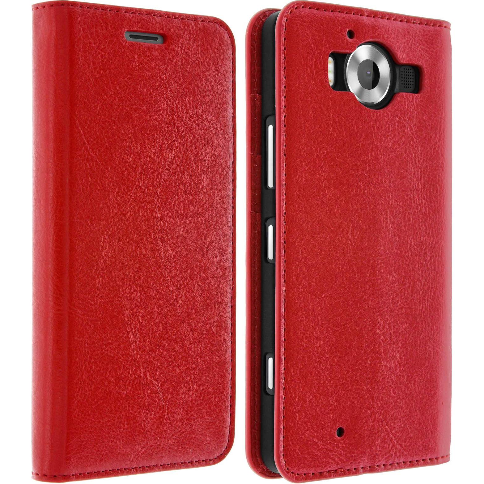 Avizar Echleder Series (Nokia Lumia 950 XL), Smartphone Hülle, Rot