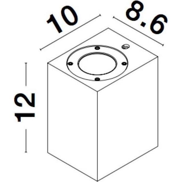 Thumbnail - Nova Luce, Gartenbeleuchtung, Wand- & Deckenleuchten (GU10, IP65)