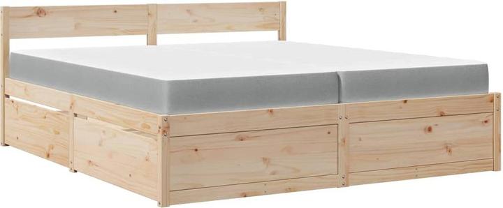 Actual product image vidaXL Bett (200 x 200 cm)