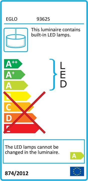 Energie-Label EGLO Cardito (2000 lm)