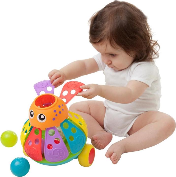 Actual product image Playgro Push Along Ball Popping Octopus