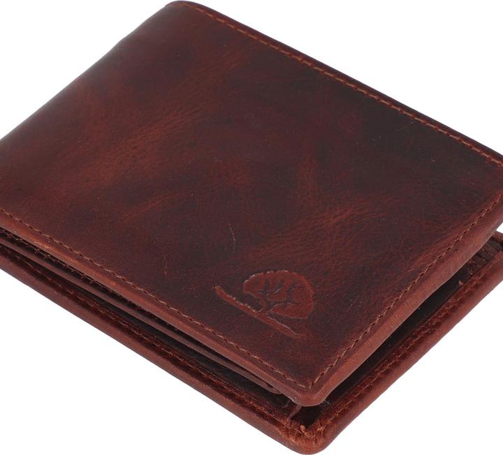 Immagine prodotto Greenburry Portafoglio robusto con protezione RFID in pelle 11,5 cm