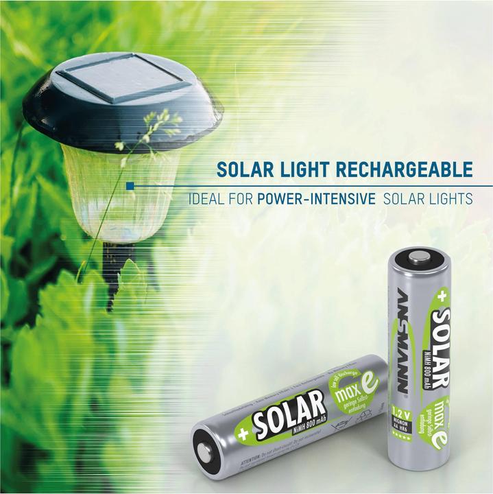 Produktbild Ansmann Solar (1 Stk., AA, 800 mAh)