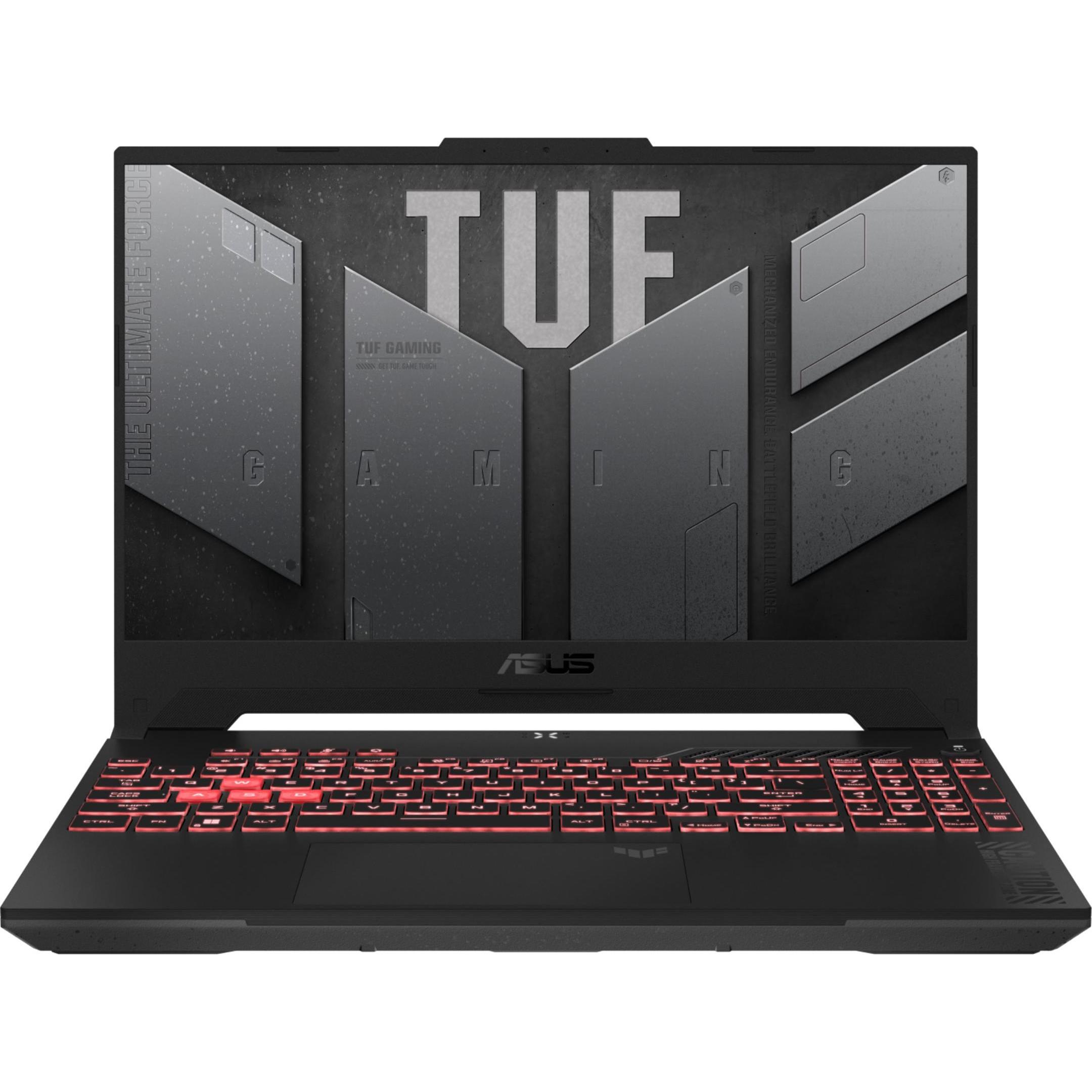 ASUS TUF Gaming A17 RTX 4060 (17.30", 1000 GB, 16 GB, DE, AMD Ryzen 5 7535HS), Notebook, Grau