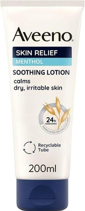 Aveeno Skin Relief Soothing Menthol Lotion with Shea Butter 200ml (Körperlotion, 200 ml)