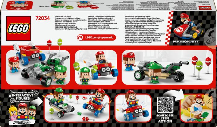 Actual product image LEGO Mario Kart - Baby Mario vs. Baby Luigi (72034, LEGO Super Mario)