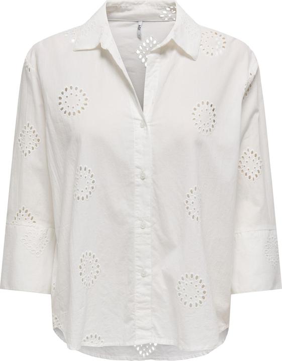 JdY Einfarbige Hemd mit 3/4 Ärmeln (S)