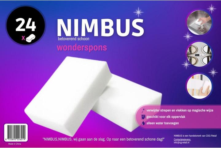 Actual product image Wondersponge 24 pieces