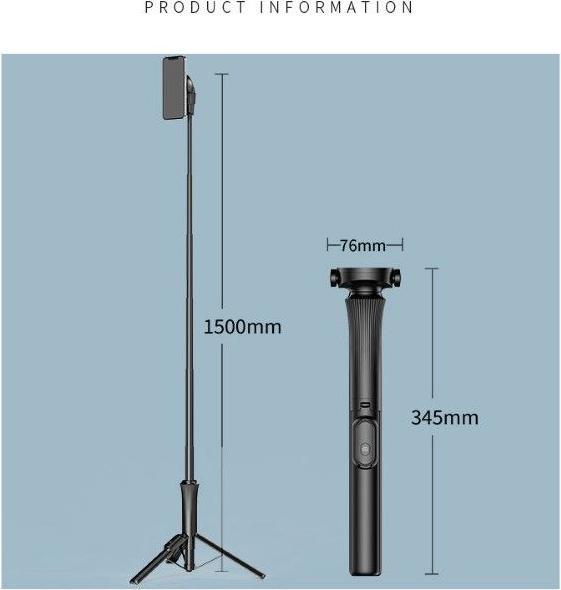 Image du produit MU Classic Selfie Stick magnétique MagSafe Tripod -S Series Trépied