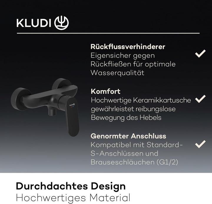 Produktbild Kludi X1 Duscharmatur Aufputz, Brause-Einhandmischer