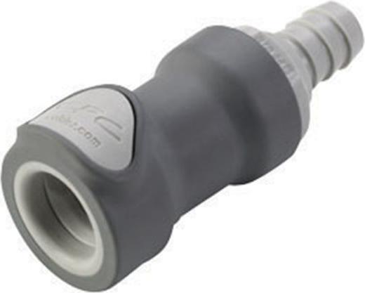 Actual product image CPC Everis Quick Connect Coupling Series NS4 for 3/8" Hose - Grey